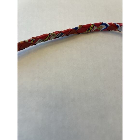 Half The Sky Designs Rebagz Candy Wrappers Red Shoulder Bag Purse - Picture 5 of 11